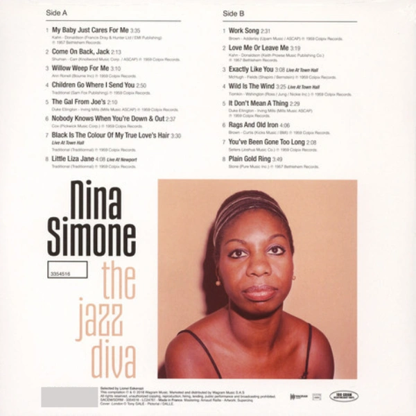 Vinyl Record Nina Simone – The Jazz Diva LP - img.1