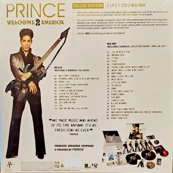Box set Prince – Welcome 2 America (Deluxe Edition) - 2LP+CD - img.2