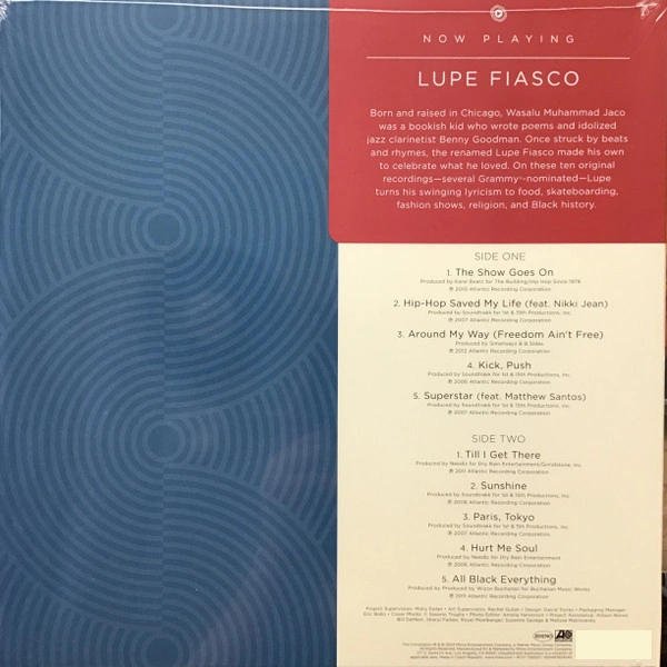 Vinyl Record Lupe Fiasco - Now Playing (Transparent Red) LP - img.2
