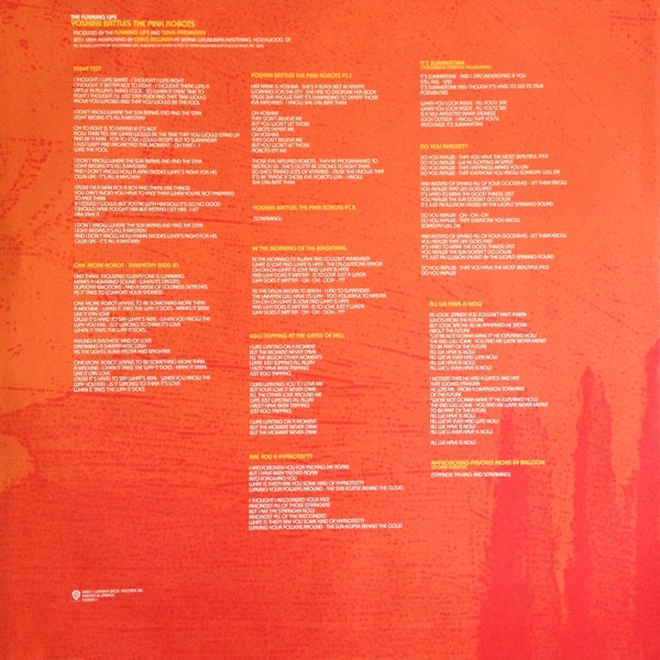 Vinyl Record The Flaming Lips - Yoshimi Battles The Pink Robots LP - img.5