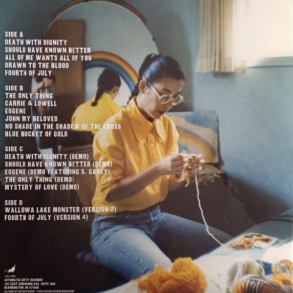 Vinyl Record Sufjan Stevens - Carrie & Lowell - (10th Anniversary Edition, Violet) 2LP - img.2