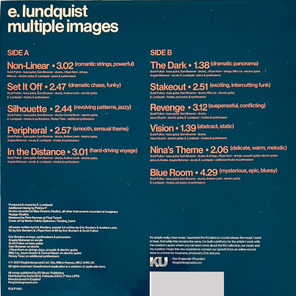 Vinyl Record E. Lundquist – Multiple Images (Orange) LP - img.1