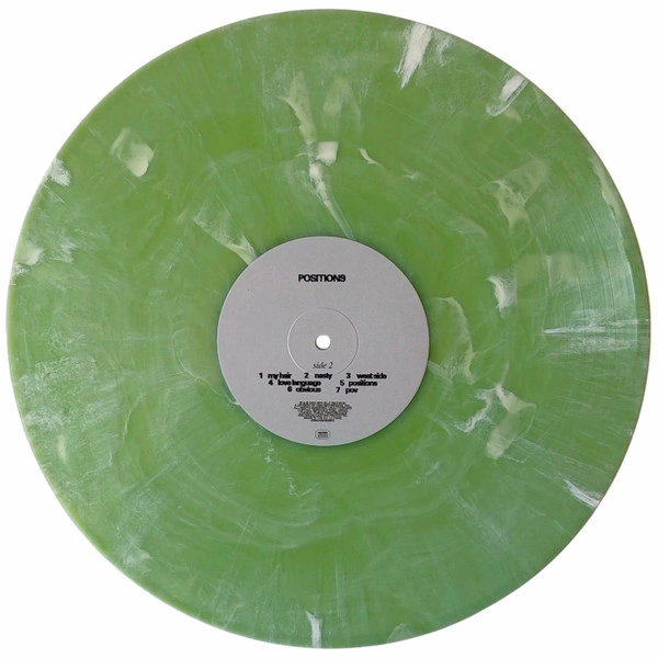 Vinyl Record Ariana Grande - Positions (Green With White Marble) LP - img.7