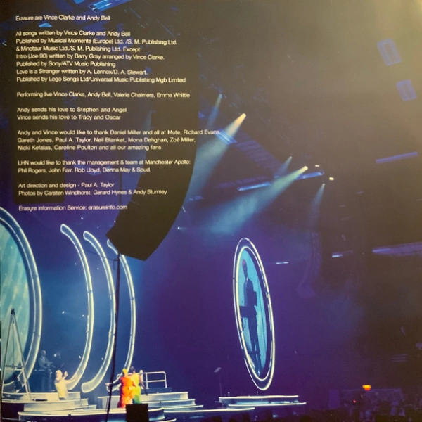 Vinyl Record Erasure - The Neon Live - 3LP - img.12