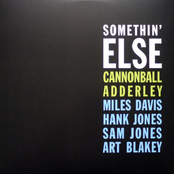 Vinyl Record Cannonball Adderley – Somethin' Else (Blue) LP - img.0