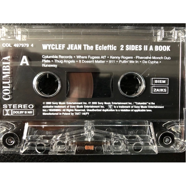 Сassette Tape Wyclef Jean - The Ecleftic - img.1