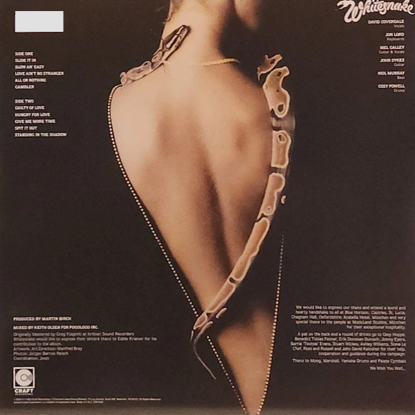 Vinyl Record Whitesnake - Slide It In LP - img.2