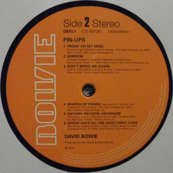 Vinyl Record Bowie - Pin Ups - img.3