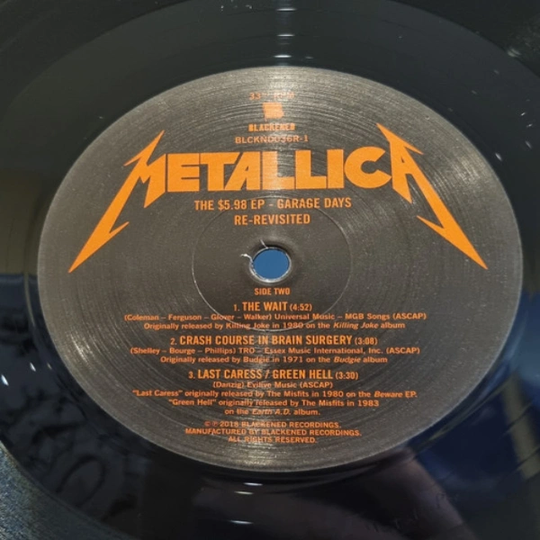 Vinyl Record Metallica - The $5.98 E.P.: Garage Days Re-Revisited LP - img.4