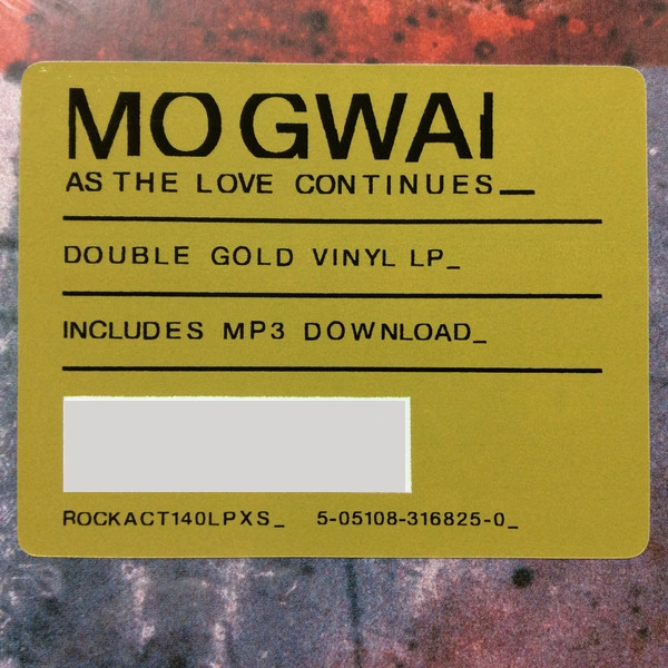 Vinyl Record Mogwai – As The Love Continues (Limited Edition, Stereo, Gold) - 2LP - img.3