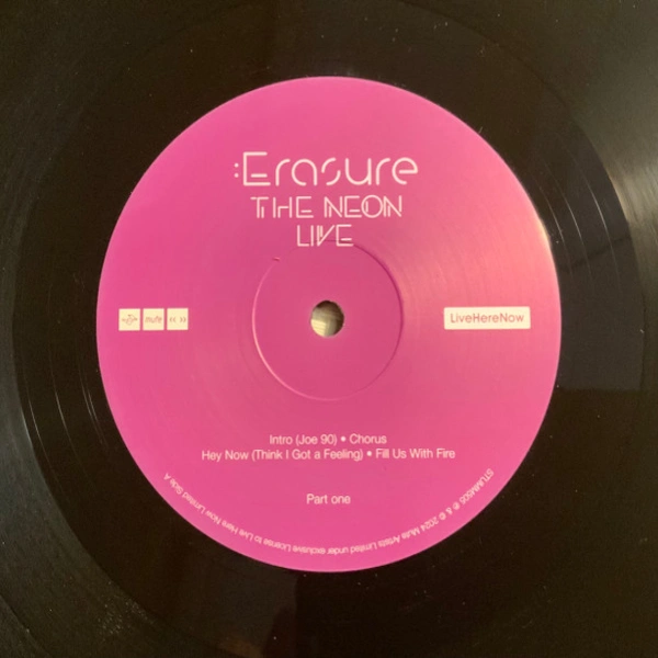 Vinyl Record Erasure - The Neon Live - 3LP - img.14