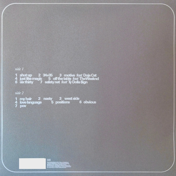 Vinyl Record Ariana Grande - Positions (Green With White Marble) LP - img.1