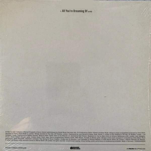 Vinyl Record Liam Gallagher - All You're Dreaming Of... (Red) LP - img.1
