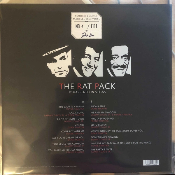 Vinyl Record The Rat Pack – It Happened in Vegas - Yellow Marbled - LP - img.1