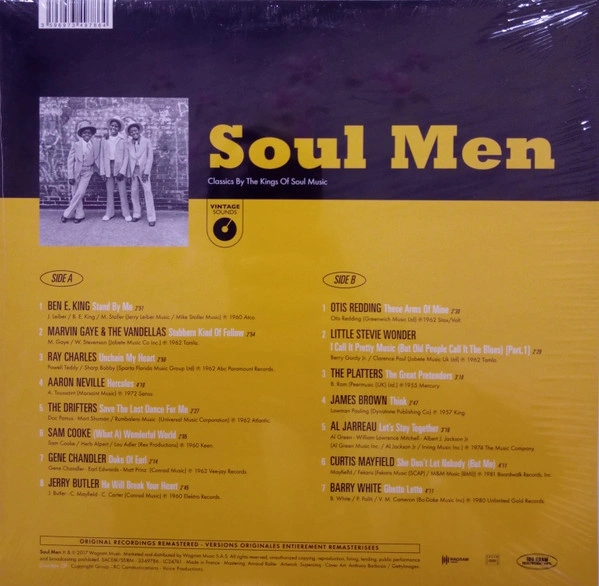 Vinyl Record Various – Soul Men - Classics By The Kings Of Soul Music LP - img.1