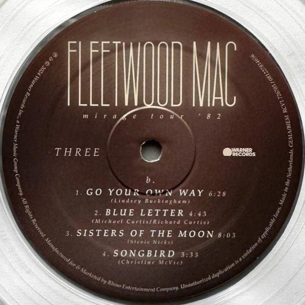 Vinyl Record Fleetwood Mac – Mirage Tour '82 (Clear) - 3LP - img.13