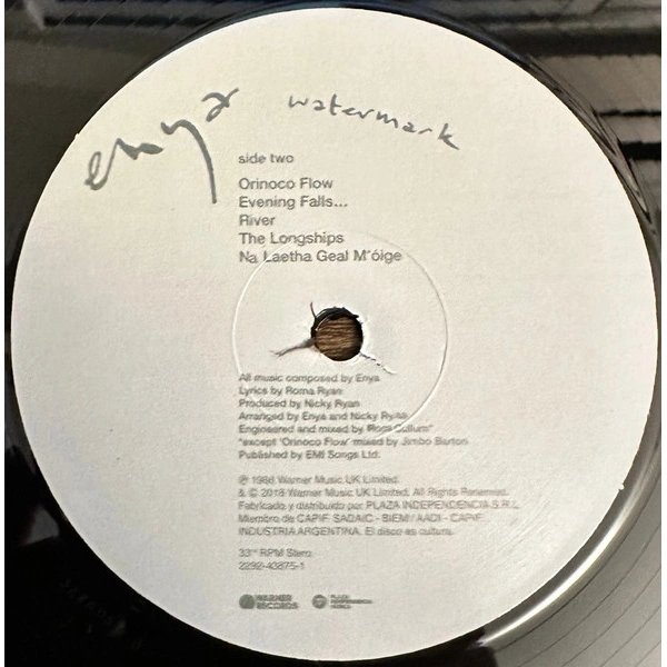 Vinyl Record Enya – Watermark LP - img.4