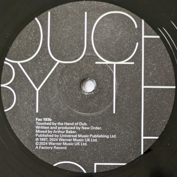 Vinyl Record New Order - Touched By The Hand Of God LP - img.4