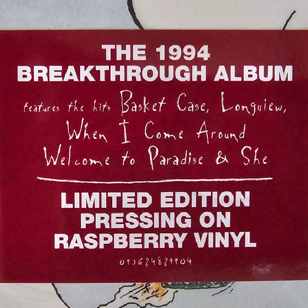 Vinyl Record Green Day – Dookie (Repress) (Raspberry Colour Vinyl) LP - img.3