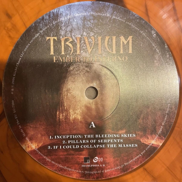 Vinyl Record Trivium - Ember To Inferno LP - img.3
