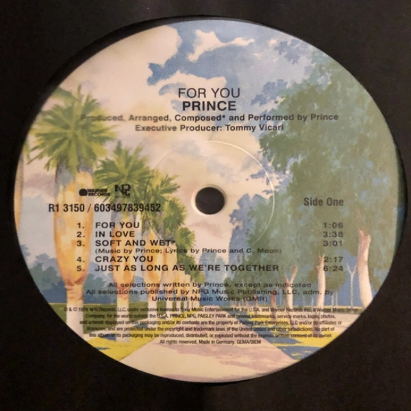 Vinyl Record Prince – For You - LP - img.4