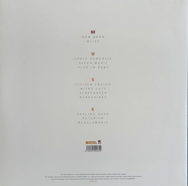 Vinyl Record Muse - Origin Of Symmetry: XX Anniversary RemiXX - LP - img.1