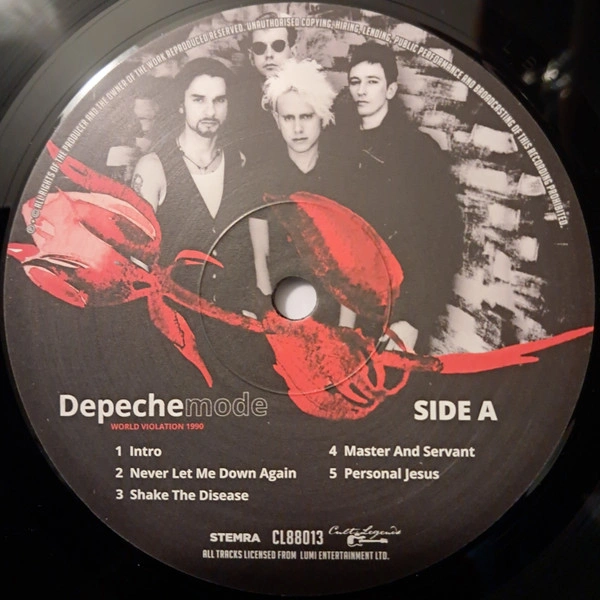 Vinyl Record Depeche Mode – World Violation 1990 (Live) LP - img.2