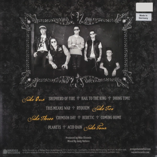 Vinyl Record Avenged Sevenfold – Hail To The King (Gold, 10th Anniversary) - 2LP - img.2