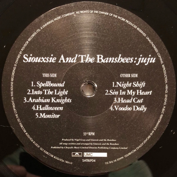 Vinyl Record Siouxsie And The Banshees - Juju LP - img.2