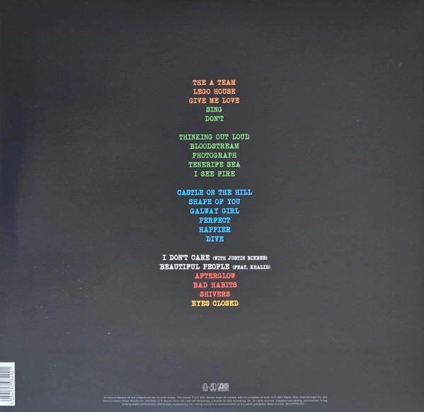 Vinyl Record Ed Sheeran – +-=÷× (Tour Collection) (Coloured Blue) 2LP - img.1