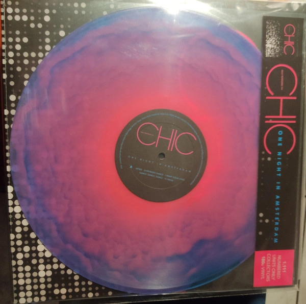 Vinyl Record Nile Rodgers And Chic – One Night In Amsterdam - Blue/Pink - LP - img.0