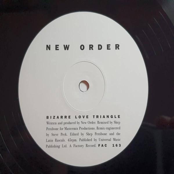 Vinyl Record New Order - Bizarre Love Triangle LP - img.3