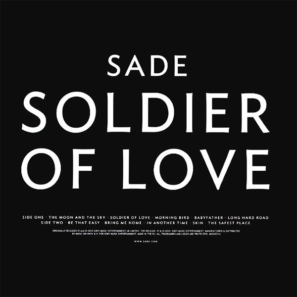 Vinyl Record Sade – Soldier Of Love (Half-Speed) LP - img.1