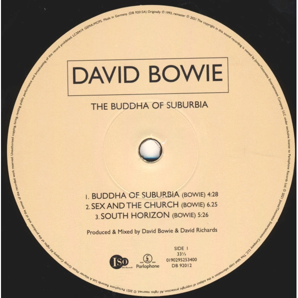 Vinyl Record David Bowie – The Buddha Of Suburbia LP - img.2