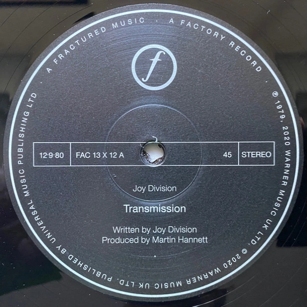 Vinyl Record Joy Division – Transmission LP - img.2