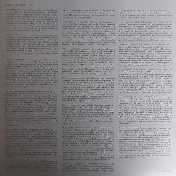 Vinyl Record The Divine Comedy – A Short Album About Love - LP - img.4