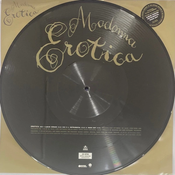 Vinyl Record Madonna – Erotica (Limited Edition Picture) LP - img.2