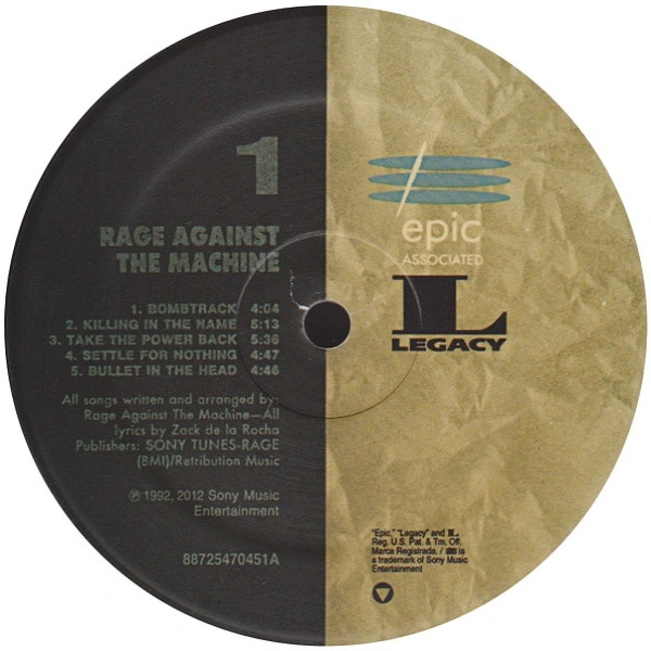 Vinyl Record Rage Against The Machine - Rage Against The Machine - LP - img.4