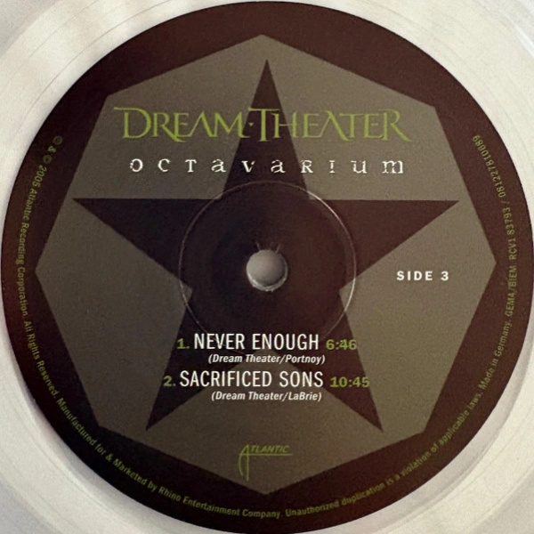 Vinyl Record Dream Theater – Octavarium (Clear Vinyl) - 2LP - img.8