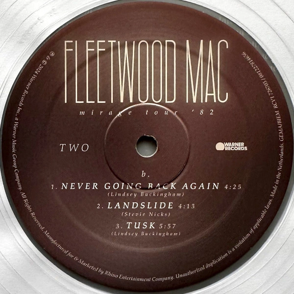 Vinyl Record Fleetwood Mac – Mirage Tour '82 (Clear) - 3LP - img.11