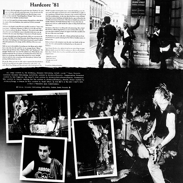 Vinyl Record D.O.A. - Hardcore 81 LP - img.4