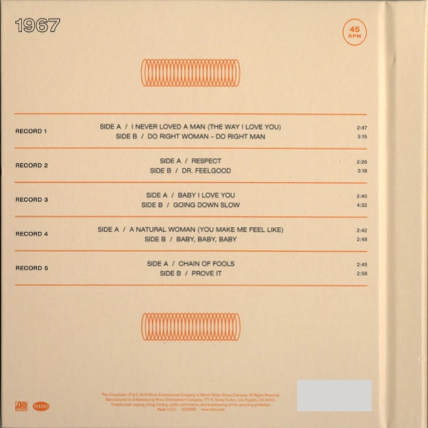 Box set Aretha Franklin – The Atlantic Singles (1967) (Box set) - 7LP - img.1