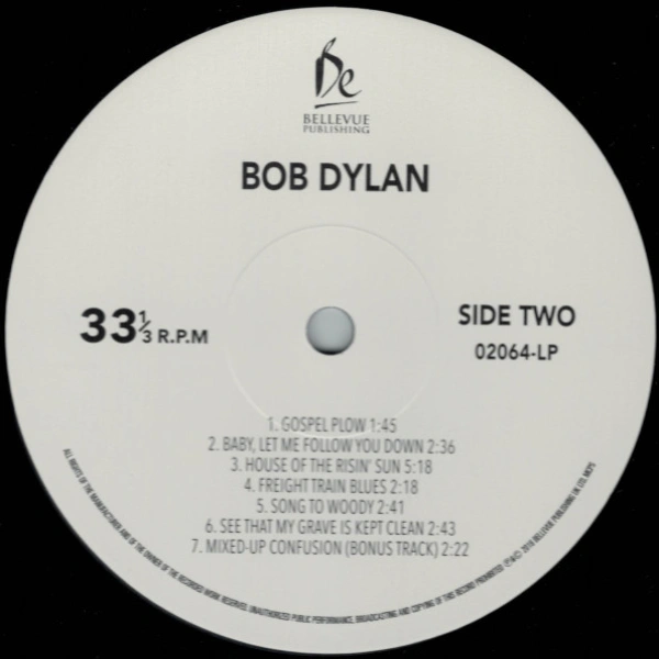 Vinyl Record Bob Dylan – Bob Dylan LP - img.3
