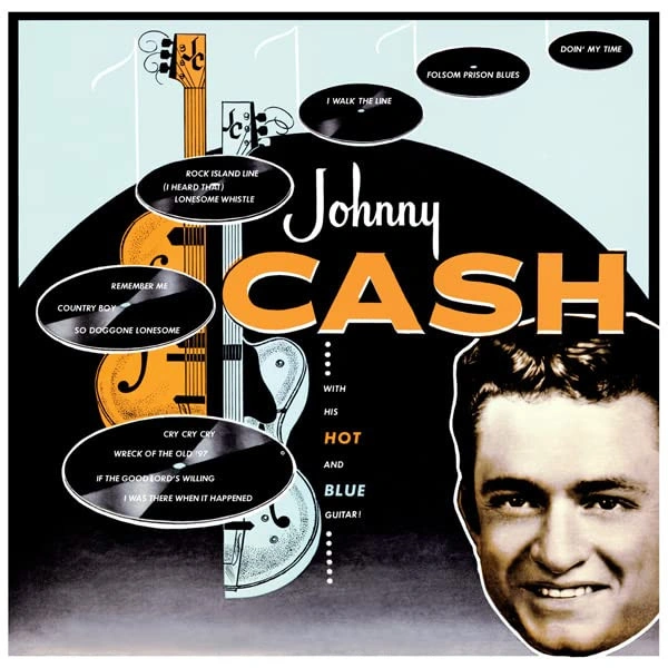 Vinyl Record Johnny Cash – With His Hot And Blue Guitar (Turquoise Marble) LP - img.0