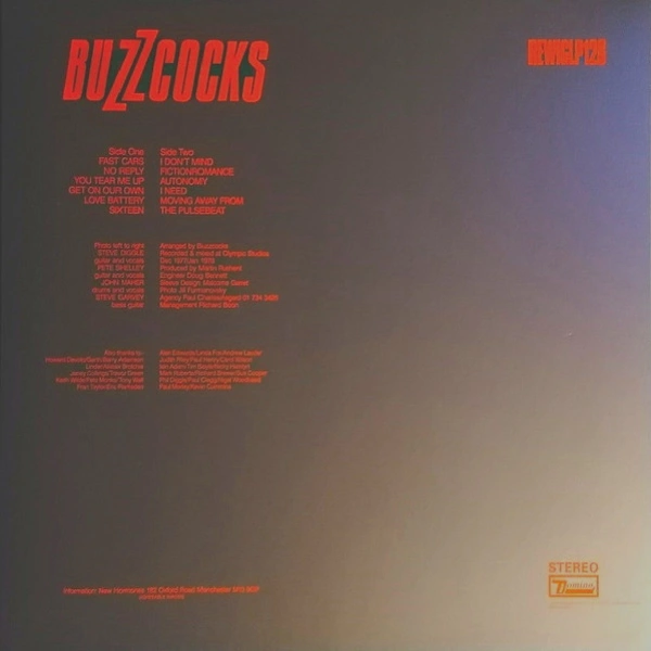 Vinyl Record Buzzcocks – Another Music In A Different Kitchen (2018 Remasted) LP - img.1