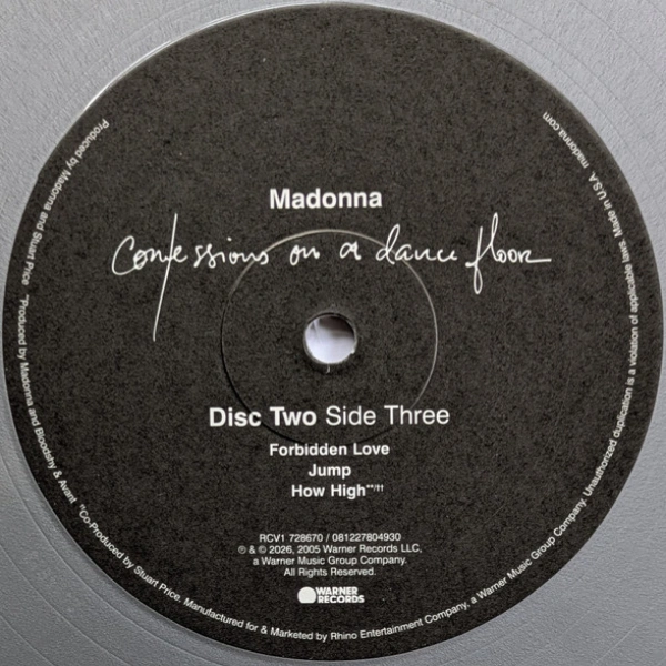 Madonna - Confessions On A Dance Floor (Silver) - 2LP - img.6