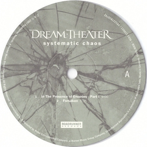 Vinyl Record Dream Theater – Systematic Chaos (Clear) - 2LP - img.16