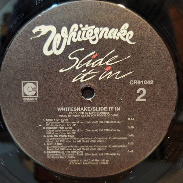 Vinyl Record Whitesnake - Slide It In LP - img.4