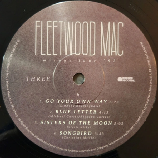 Vinyl Record Fleetwood Mac – Mirage Tour 82 (Black Limited) - 3LP - img.11