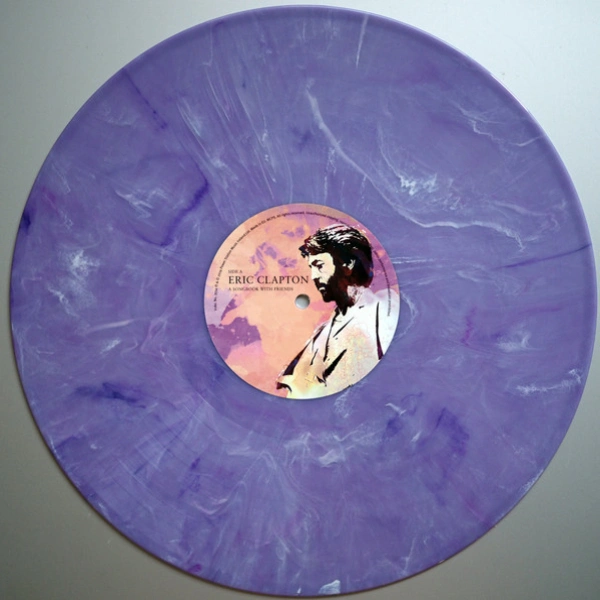 Vinyl Record Eric Clapton - A Songbook With Friends (Lavender) LP - img.3